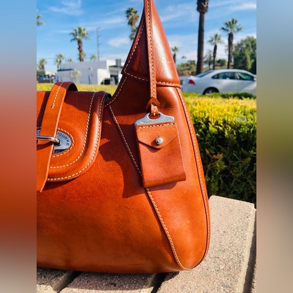 Dooney & Bourke Toscana Leather Shoulder Bag - Picture 4 of 12